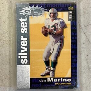 1995 UD COLLECTOR’S CHOICE “YOU CRASH THE GAME” SILVER 30-CARD NFL SET. (SEALED)